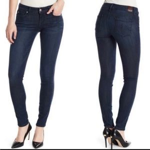 Anthropologie Dark Blue Skinny Jeans